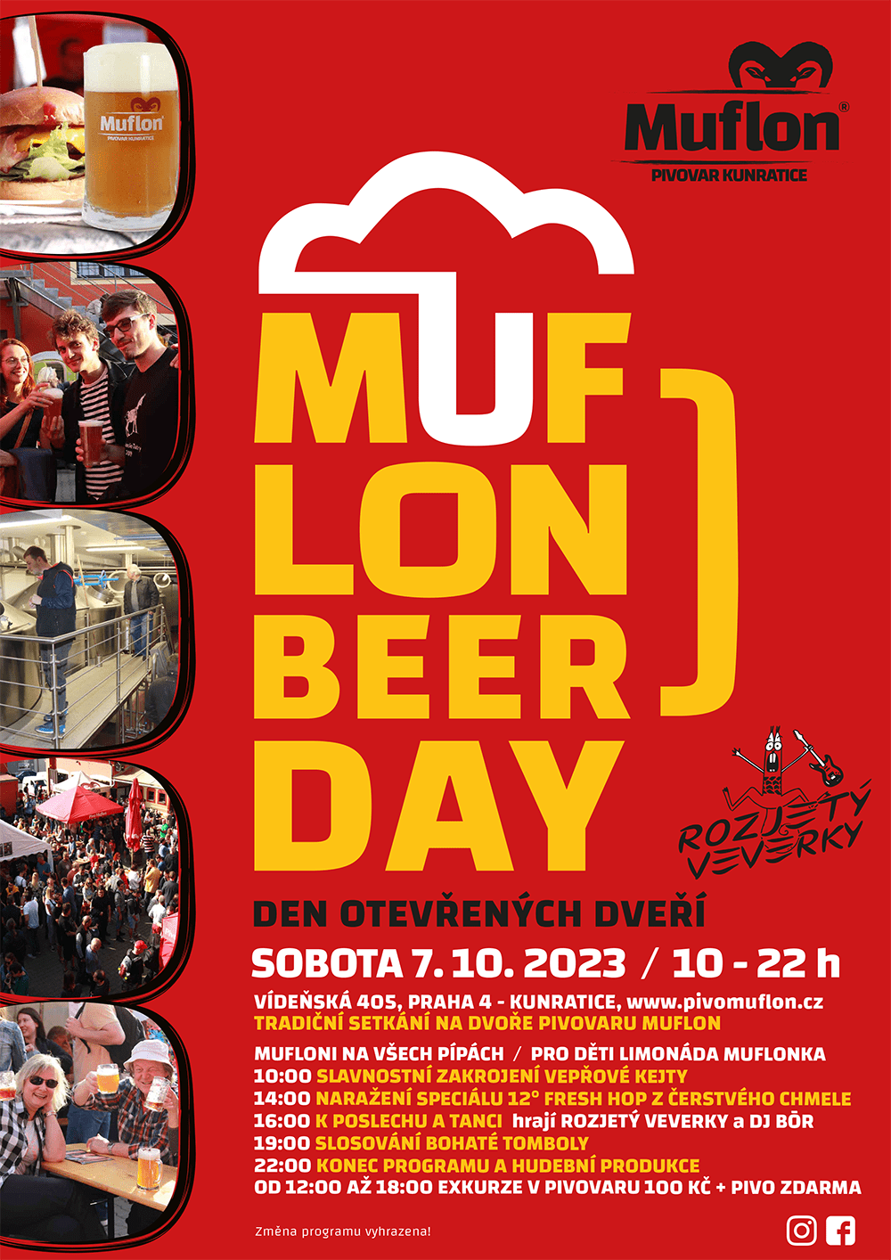Muflon Beer Day 2023 - Den otevřených dveří Pivovaru Muflon